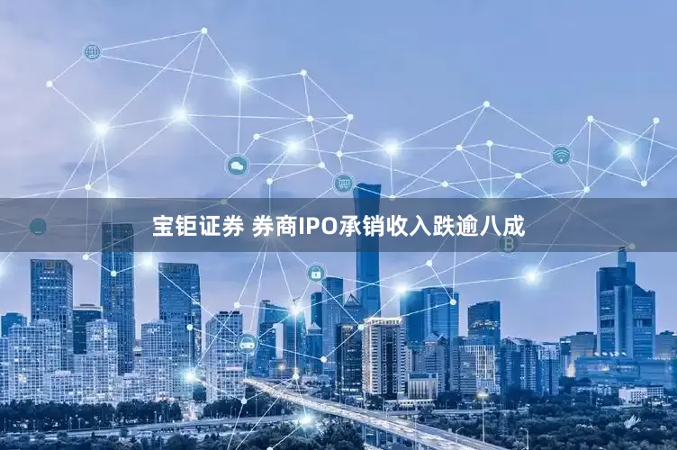 宝钜证券 券商IPO承销收入跌逾八成
